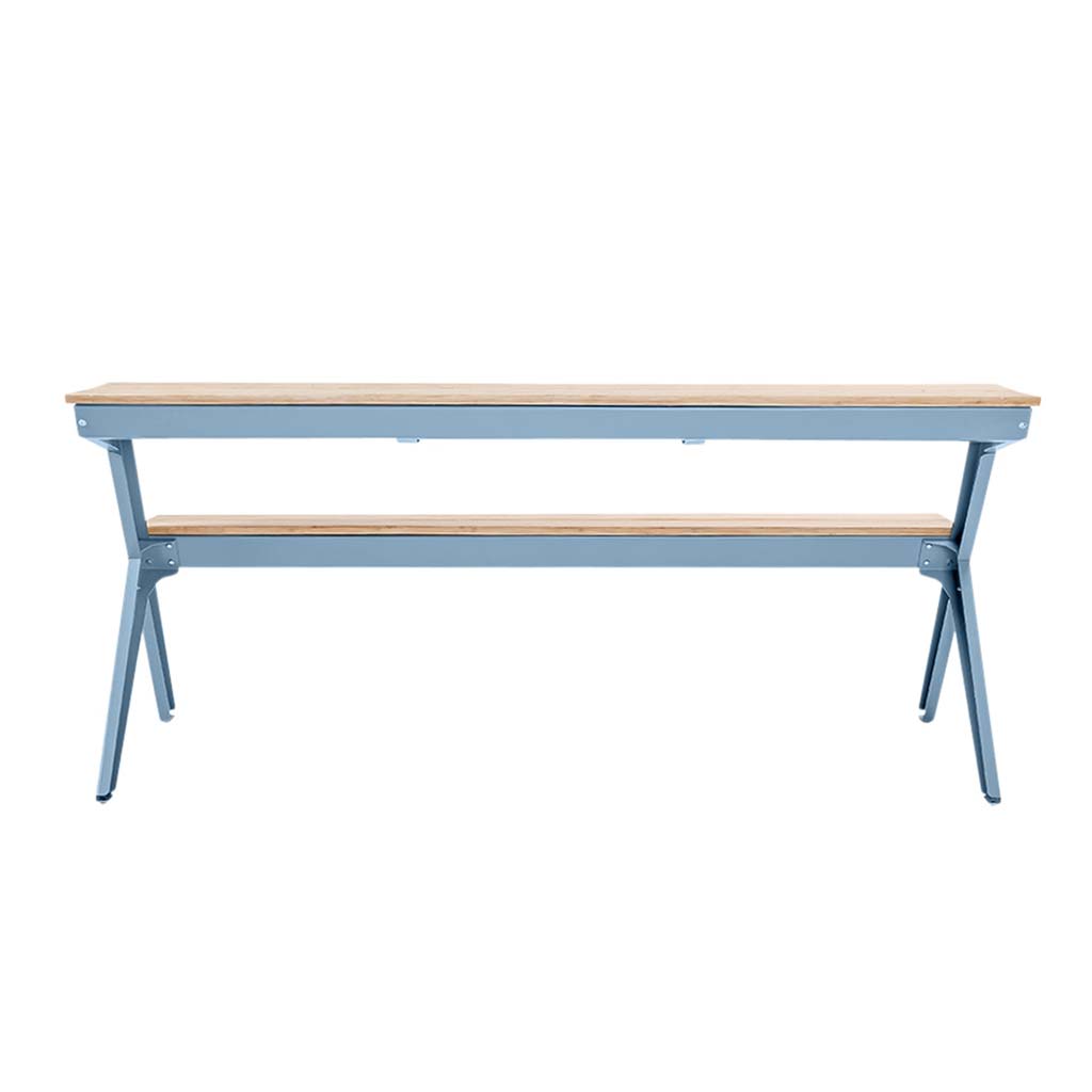 Blau Tablebench von Weltevree detail 1