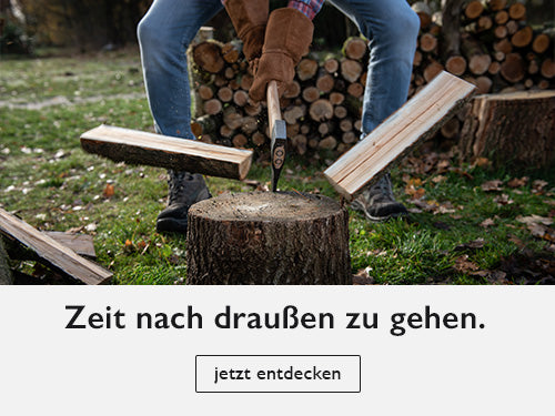 Zeit nach draußen zu gehen. Unser Outdoor-Sortiment