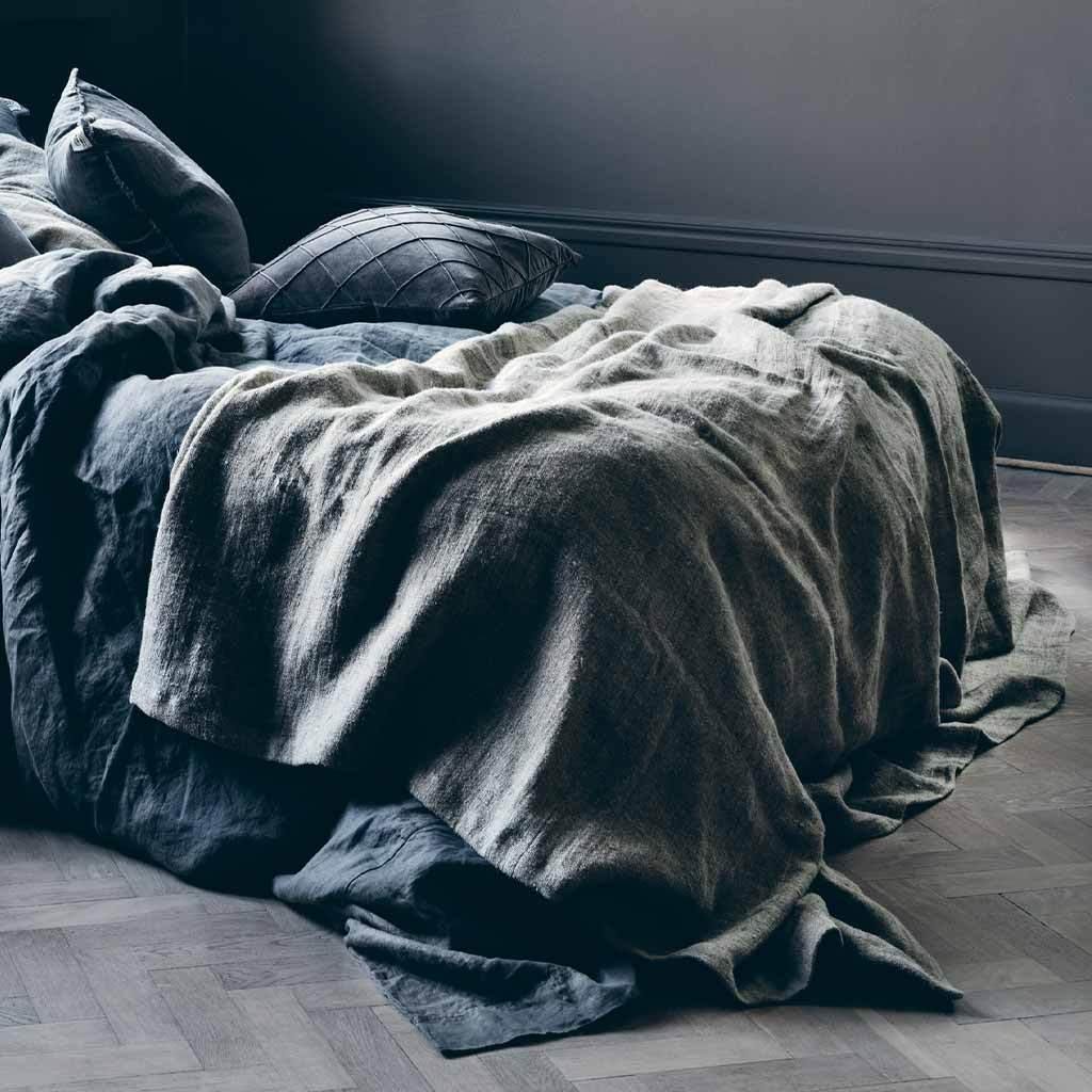 Lovely Linen Leinen Rustic Bettüberwurf BS2089