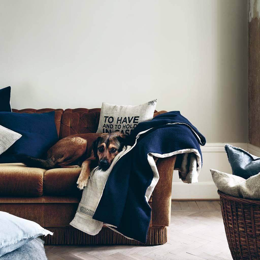 Leinen und Wolle Double Decke von Lovely Linen - DUOMU