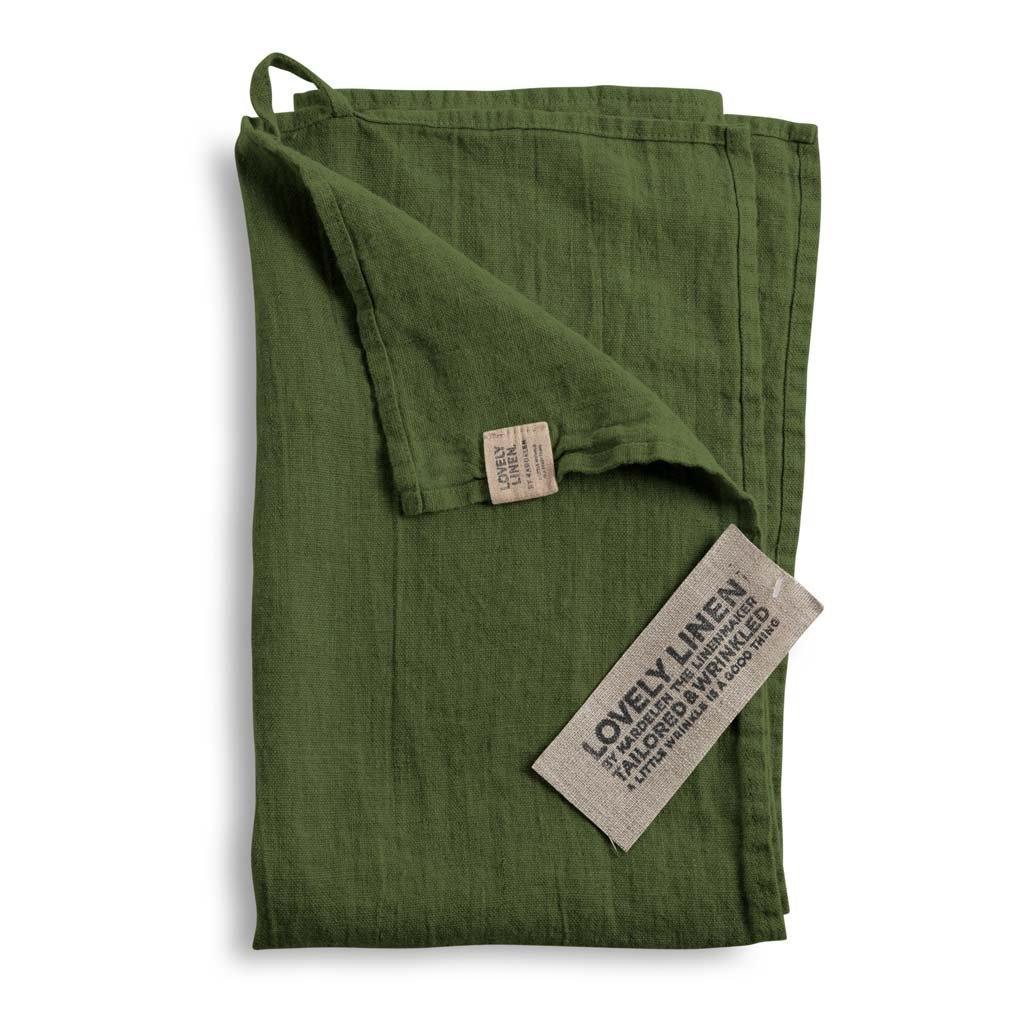 Lovely Linen Leinen Geschirrtuch Jeep Green TL0171