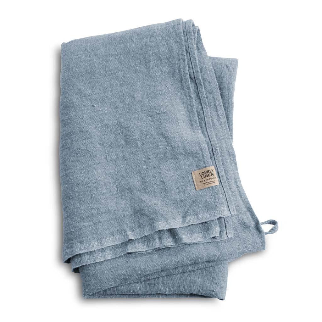 Lovely Linen Leinen Saunatuch Handtuch Dusty Blue HL0174
