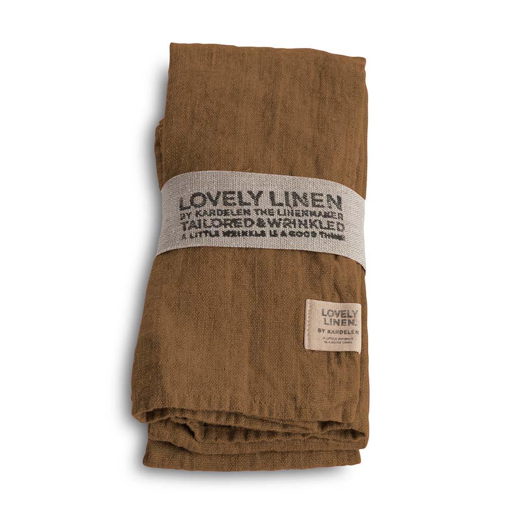 Lovely Linen Leinen Serviette Almond NL0196