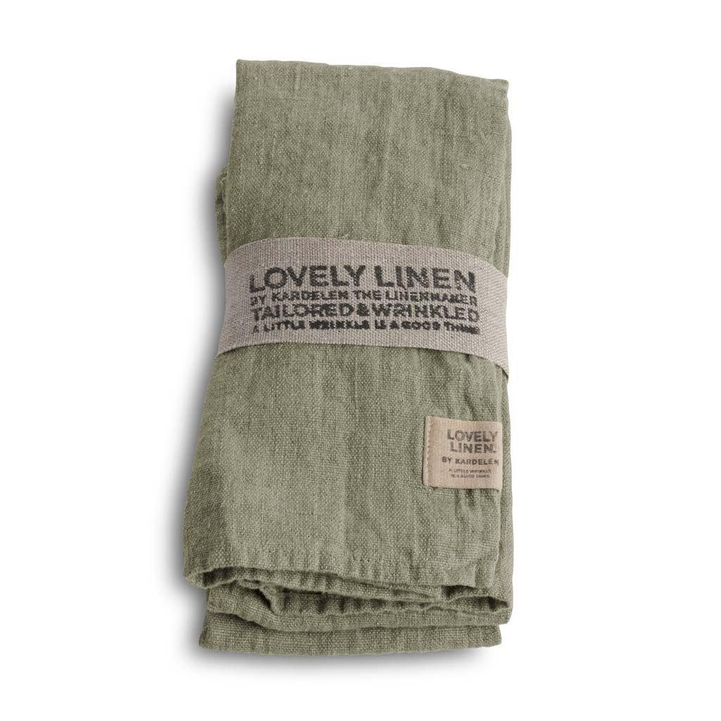 Lovely Linen Leinen Serviette Avocado NL0162