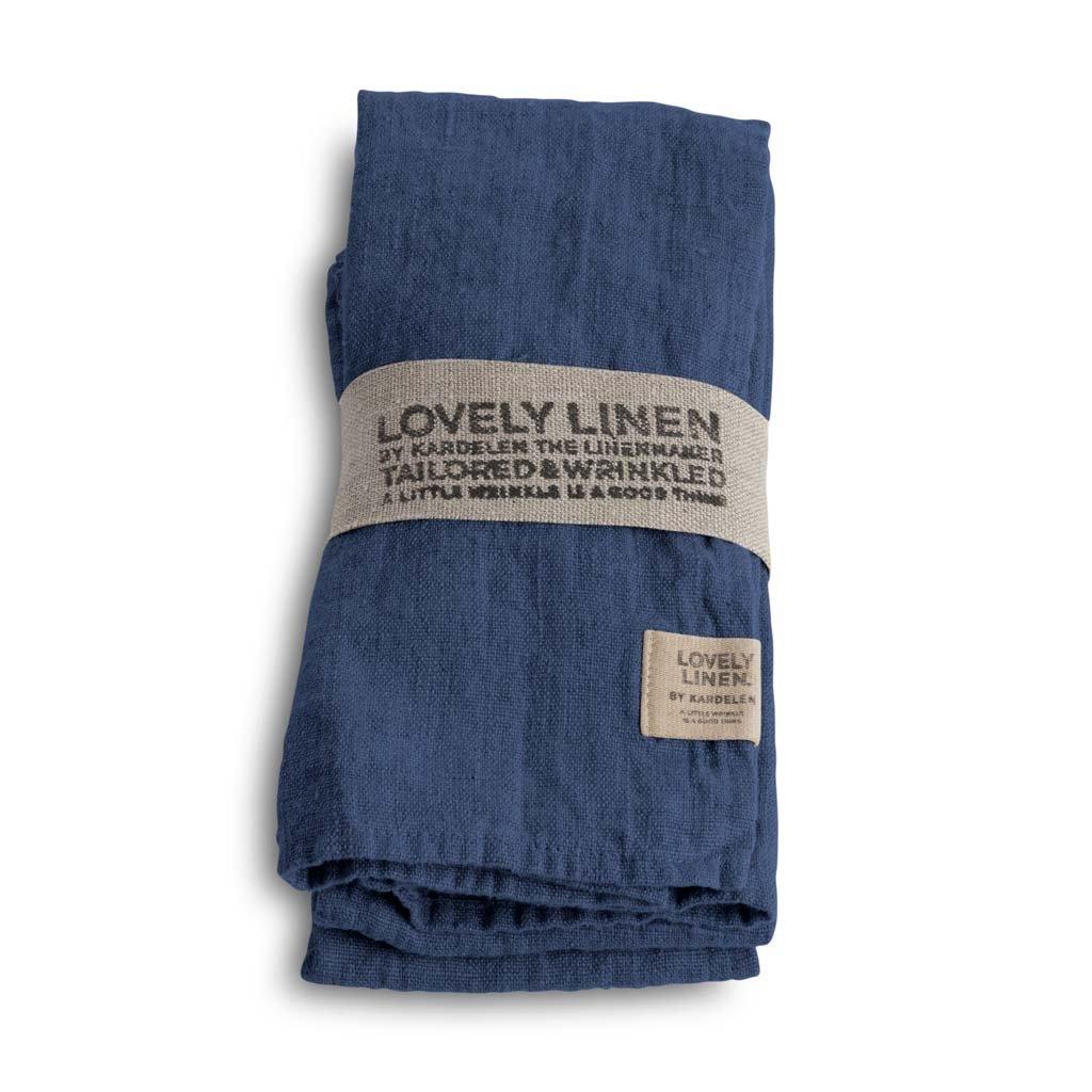 Lovely Linen Leinen Serviette Denim Blue NL0178
