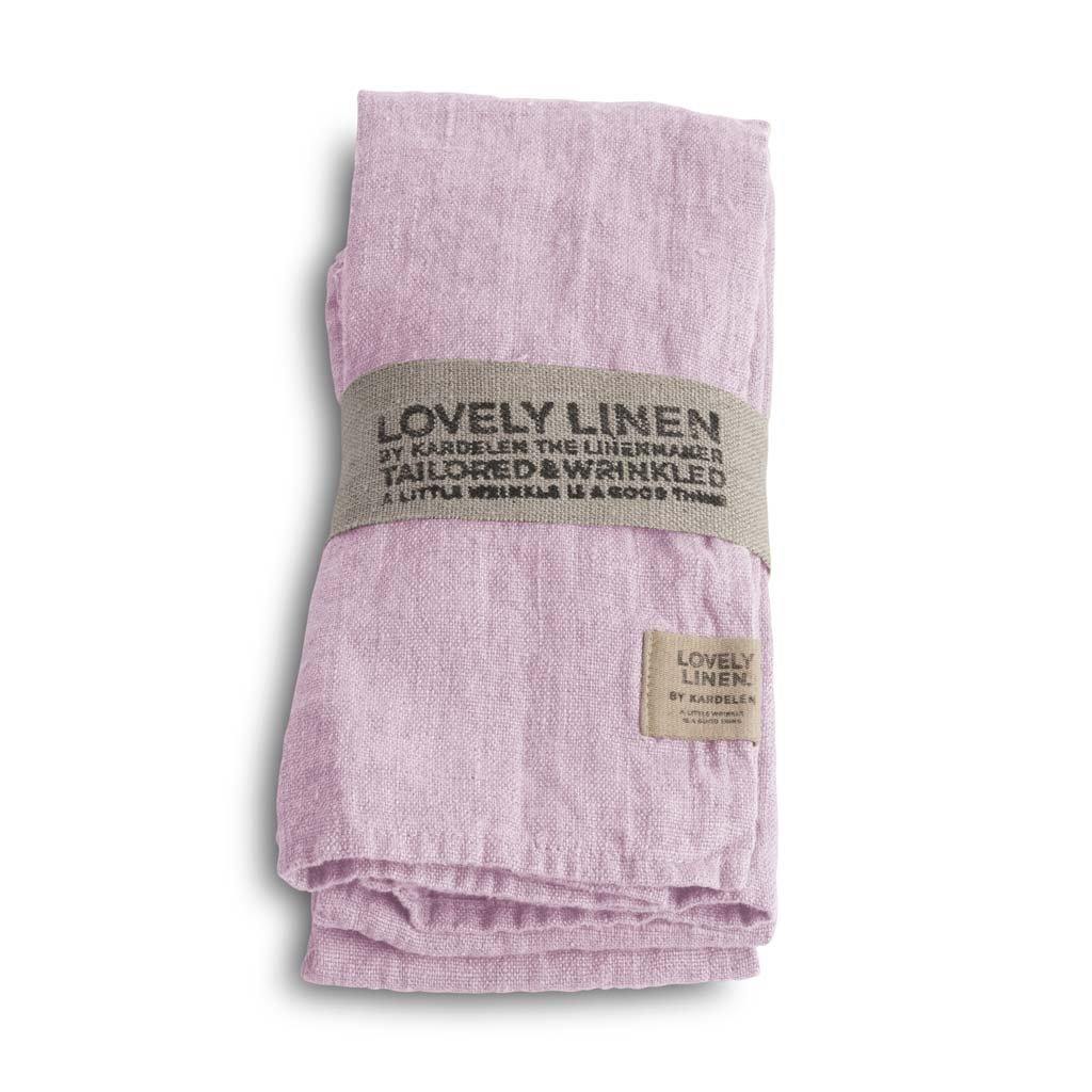 Lovely Linen Leinen Serviette Dusty Pink NL0141