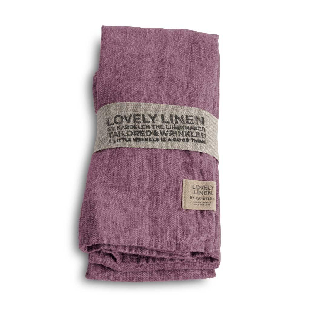 Lovely Linen Leinen Serviette Old Rose NL0156
