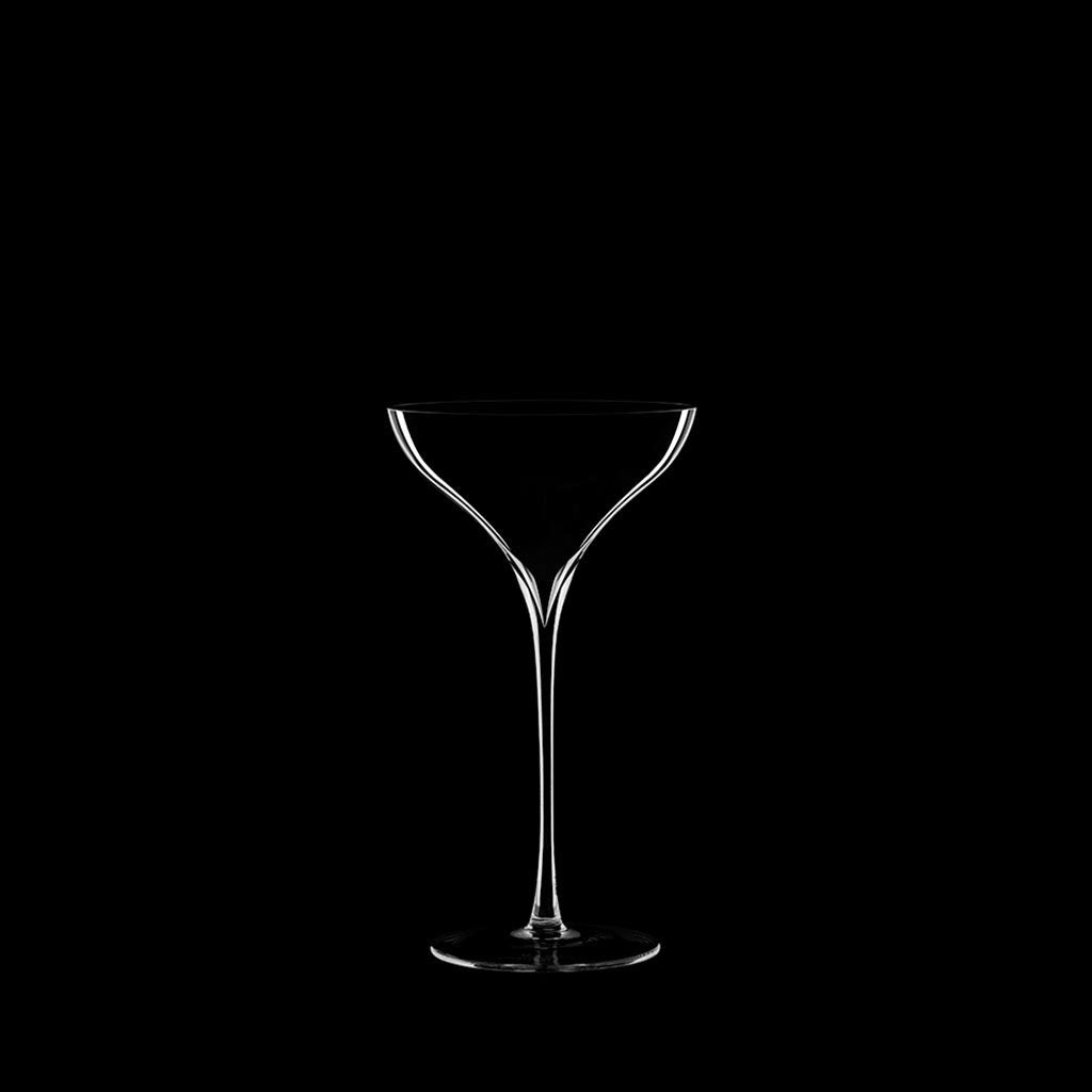 Coupe Montréal 14cl Cocktailglas von Lehmann Glass schwarz