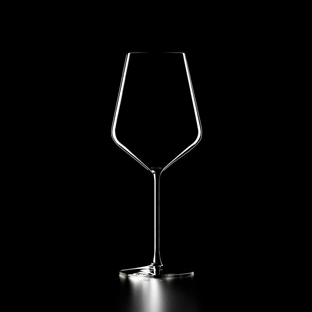F. Sommier Venus 47cl Weinglas von Lehmann Glass schwarz