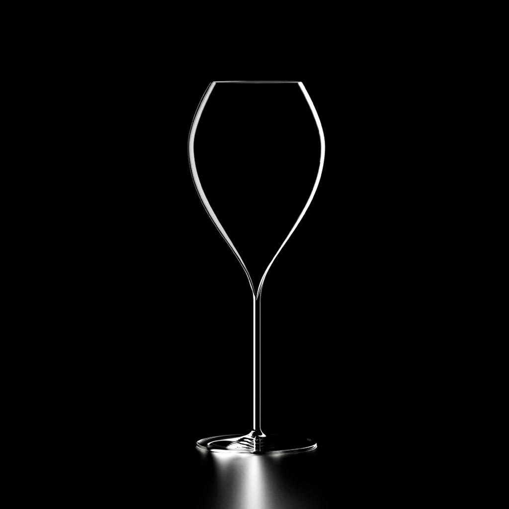 Jamesse Prestige Grand Champagne 45cl Ultralight Sektglas von Lehmann Glass schwarz