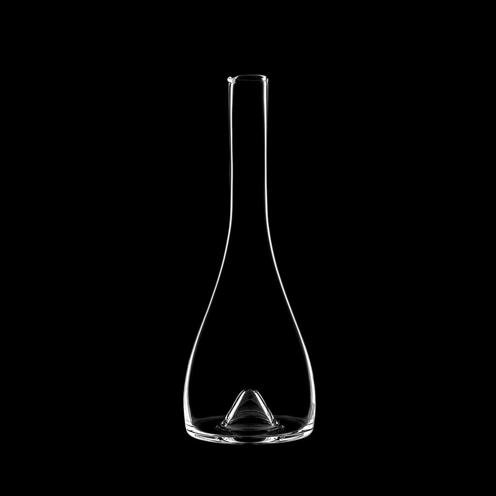 A. Lallement No2 Karaffe von Lehman Glass schwarz