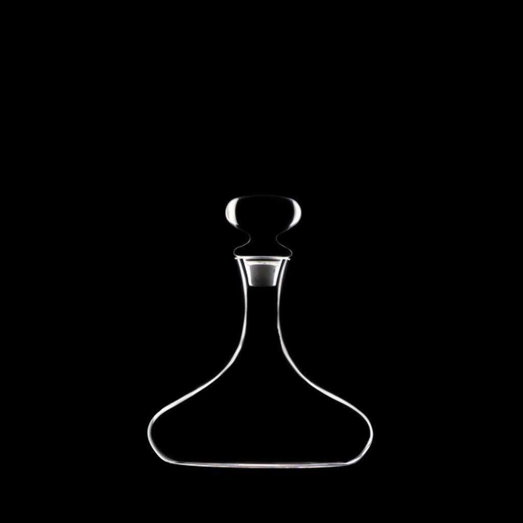 Cepage Karaffe 110cl von Lehman Glass | mundgeblasen schwarz