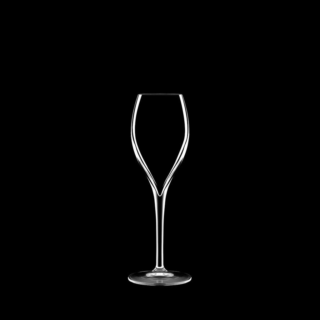 Opale 16cl Champagnerglas von Lehmann Glass schwarz